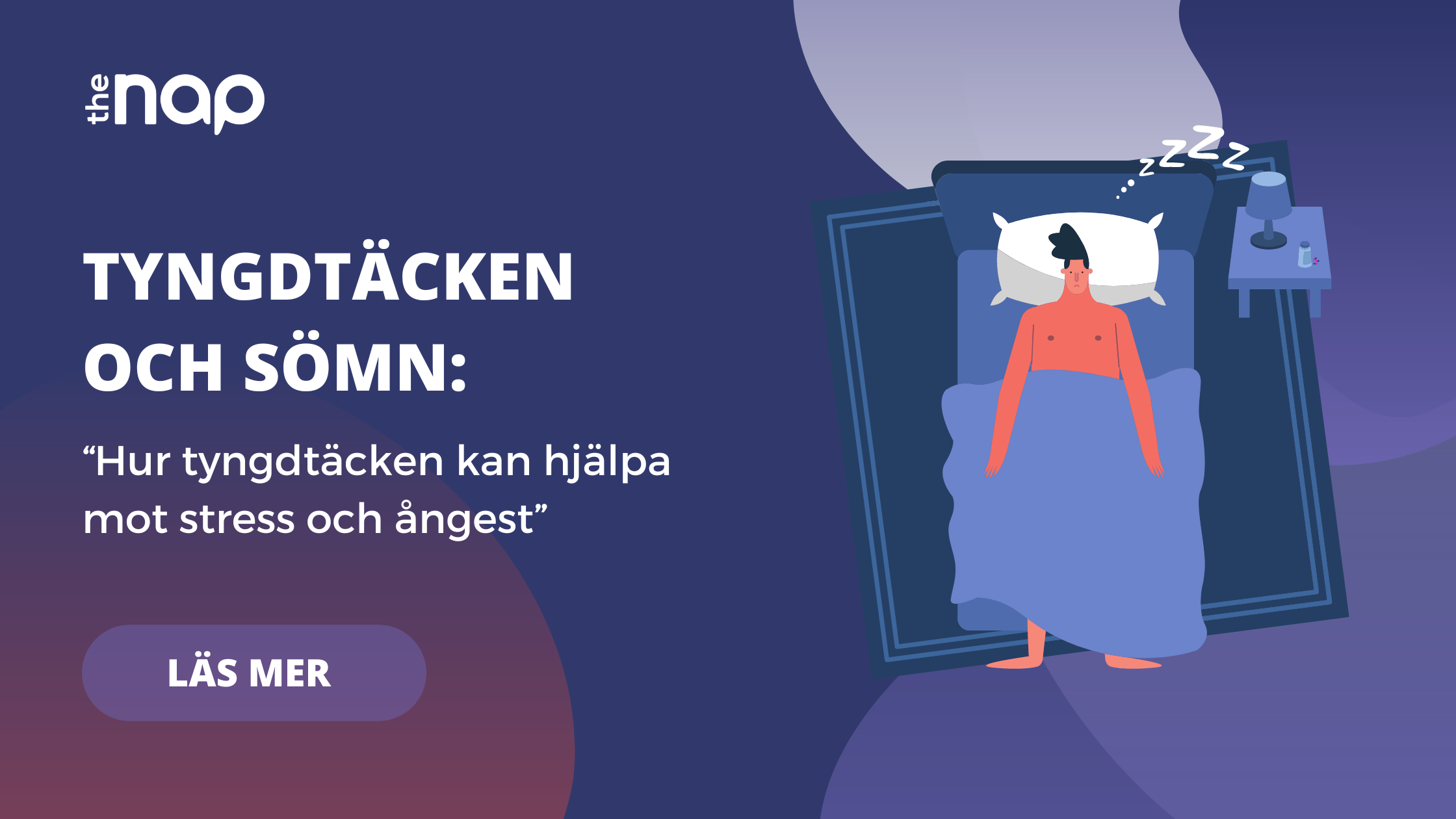 Hur tyngdtäcken kan hjälpa mot stress och ångest