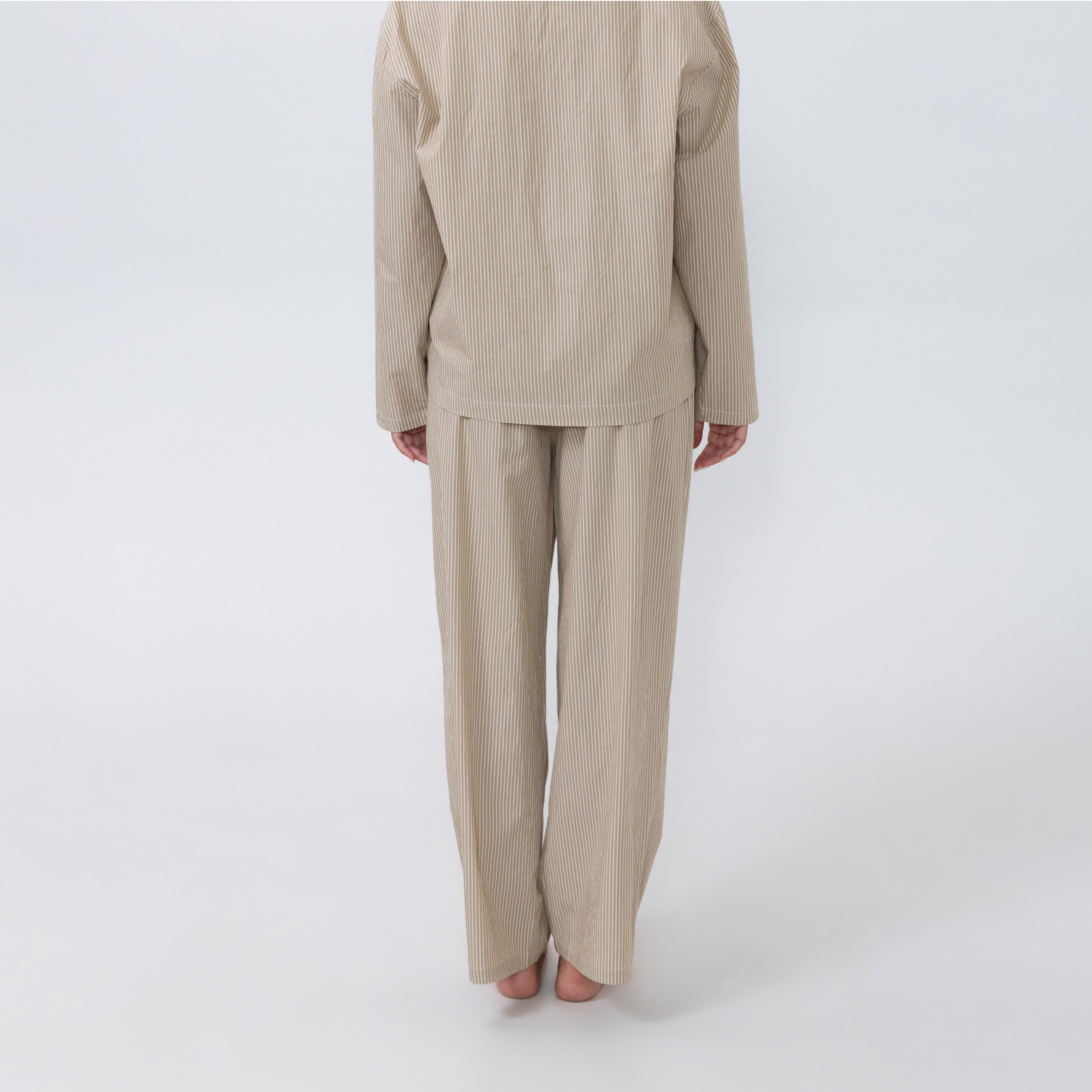 Beige/vit