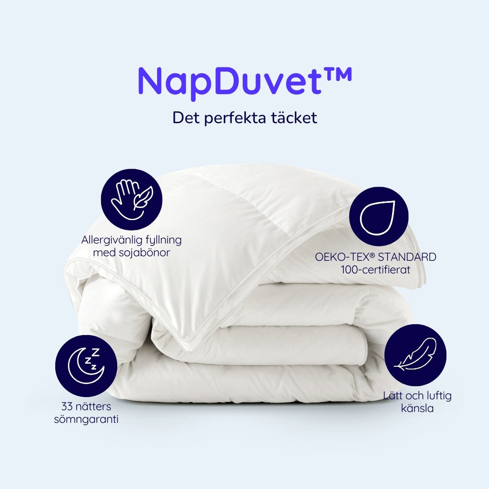 NapDuvet™ Det perfekta täcket