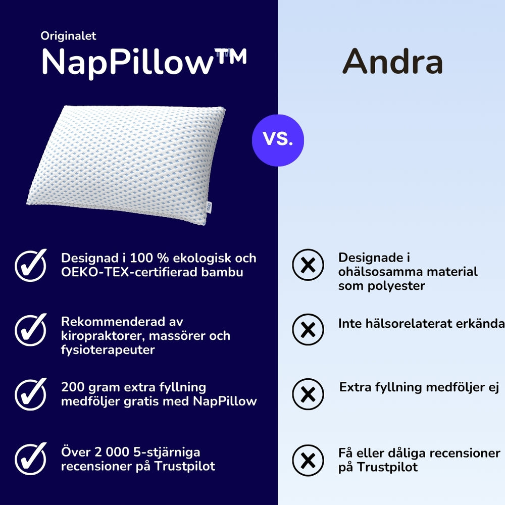 NapPillow™ Den perfekta kudden
