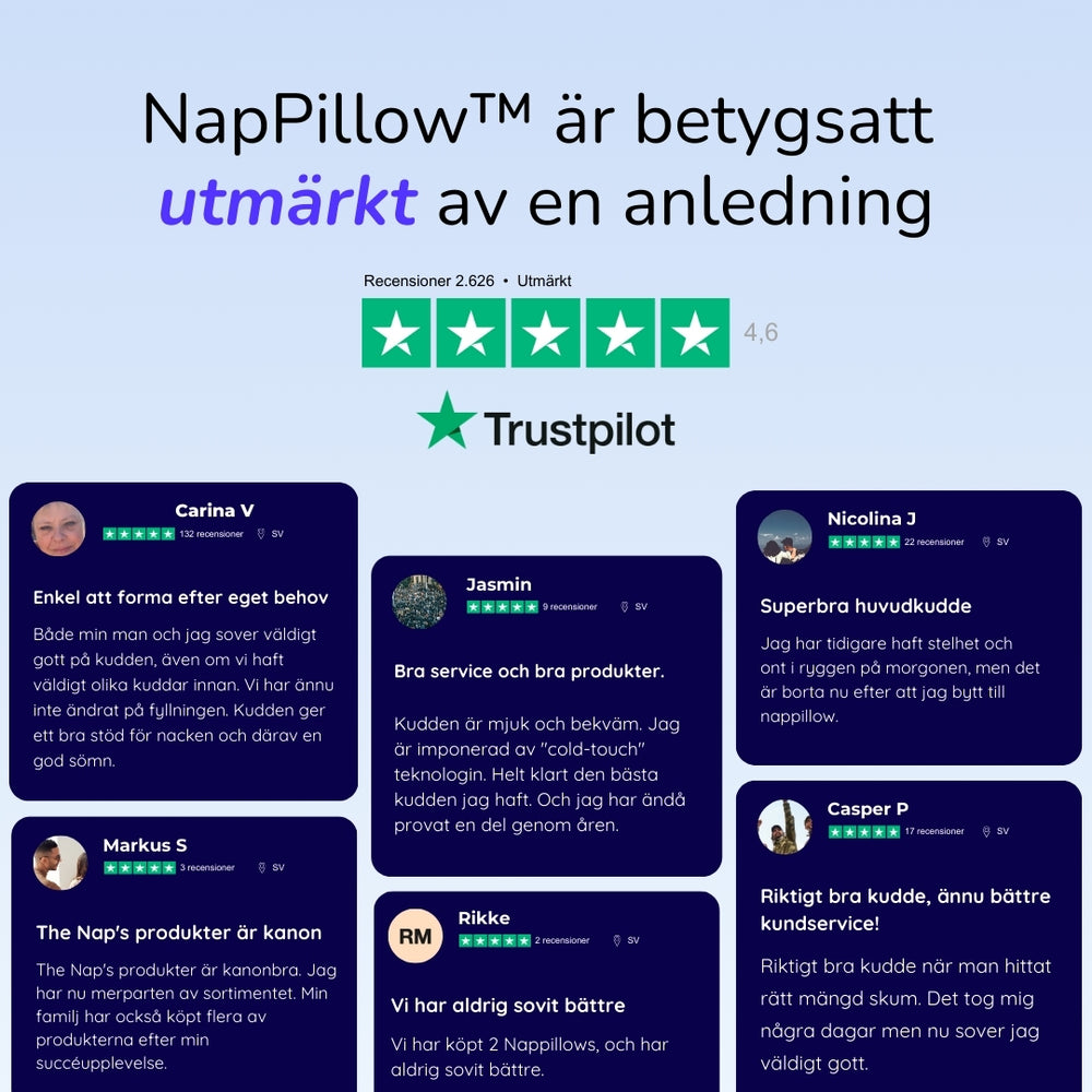 NapPillow™ Den perfekta kudden