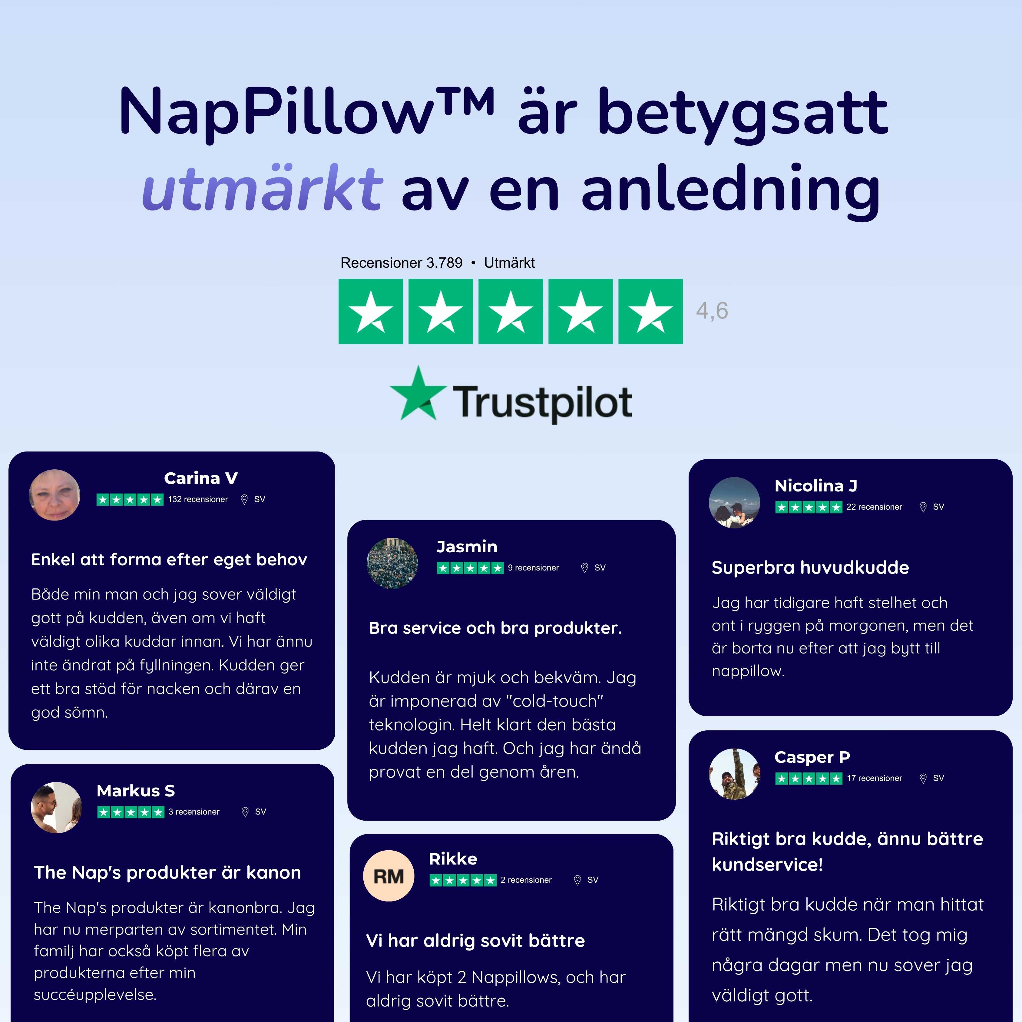 NapPillow™ Den perfekta kudden