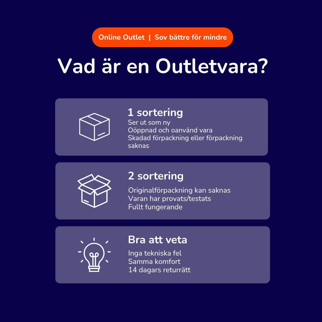 NapPillow™ Outlet 1. sortering